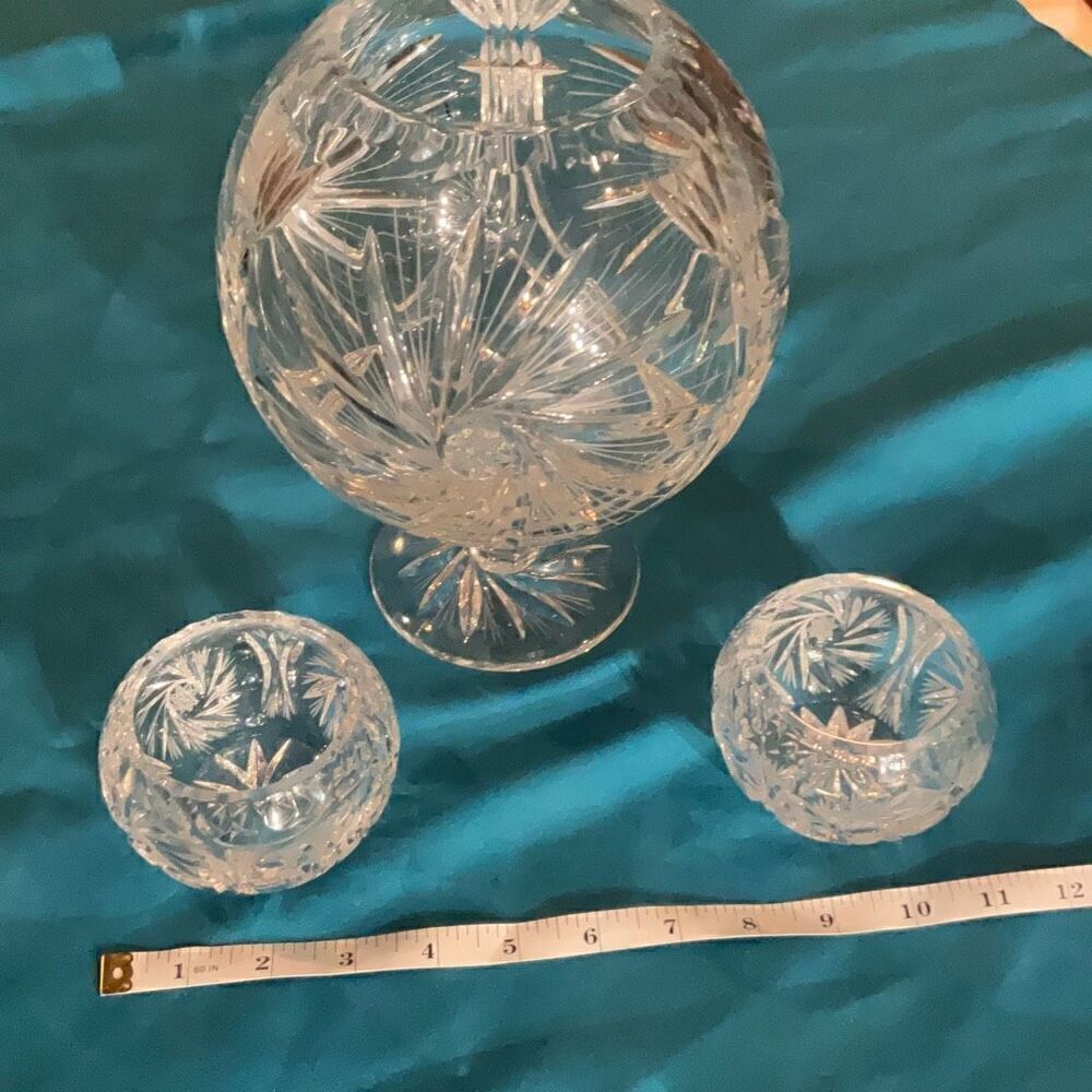 Crystal Rose Bowl Set - Picture 15 of 15